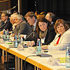 Der Petitionsausschuss des Landtags tagte wegen des geplanten Windparks in den Donauhallen.