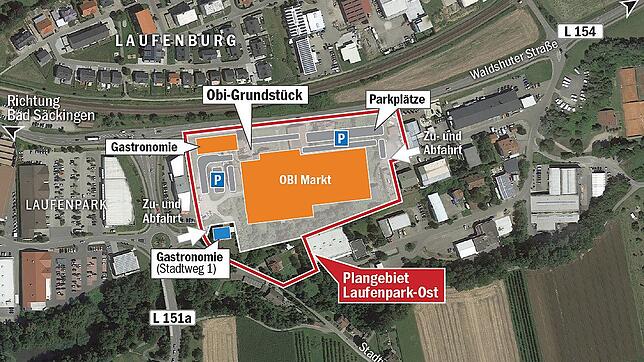 Bild : Auseinandersetzung um Obi-Markt: Eröffnung in Laufenburg nicht vor Mitte 2019