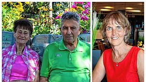 Seit Jahrzehnten engagieren sich Gertrud und Reinhold Berger (links) sowie Gaby Stich für Dachsberg.