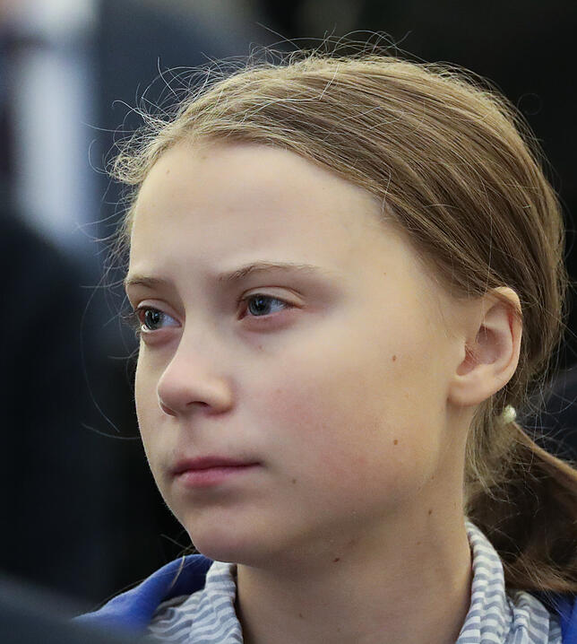 Greta Thunberg.