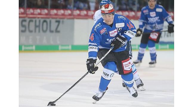 Simon Danner für die Wild Wings im Einsatz &ndash; ein Bild, auf das die Fans noch etwas warten müssen. Allerdings verläuft das ...