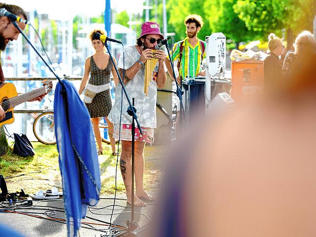 Bild 13: So war das erste Wochenende auf dem Kulturufer