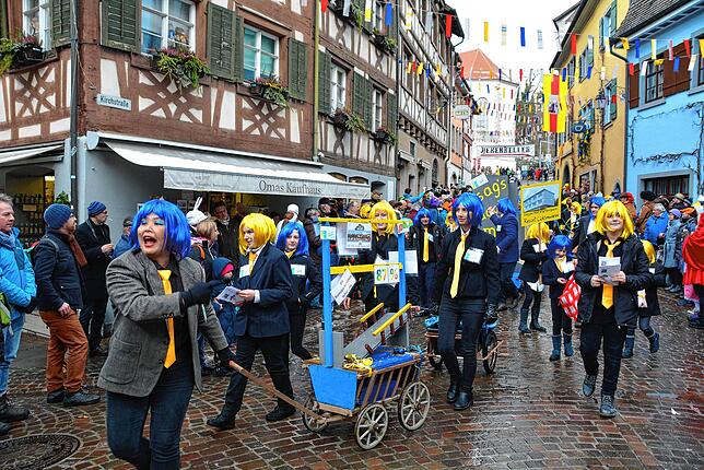 Mit ihrer Persiflage des Bürger-Hinweis-Services &bdquo;Sag&lsquo;s doch&ldquo; rollten die &bdquo;Lichtenwiesler&ldquo; 2018 auf den ...