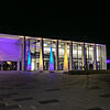 Die neue Waldshuter Stadthalle am Abend des in ihr ersten Neujahrsempfangs. Bild: Peter Rosa