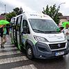 Hier hält der Bürgerbus: Die Vorstandsmitglieder des Trägervereins Werner Blaskowitz, Karl Geigges und Peter Bratuschek (von links) ...