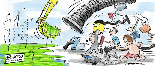 Bild 12: Die Karikatur der Woche: Reagenz verwechselt?