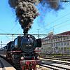 Für Eisenbahnliebhaber ist das ein großer Moment: Die Museumsbahn, die im schweizerischen Stein am Rhein startet, fährt zum ersten Mal ...