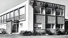 Das Firmengebäude der Werner Messmer KG in den Anfangsjahren. Nach vielen Eigentümer- und Namenswechseln ist der Standort nun seit ...