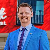 Simon Gröger, OB der Stadt Radolfzell am Bodensee: „Ich bin begeistert über die Hilfsbereitschaft in der Stadt Radolfzell.“