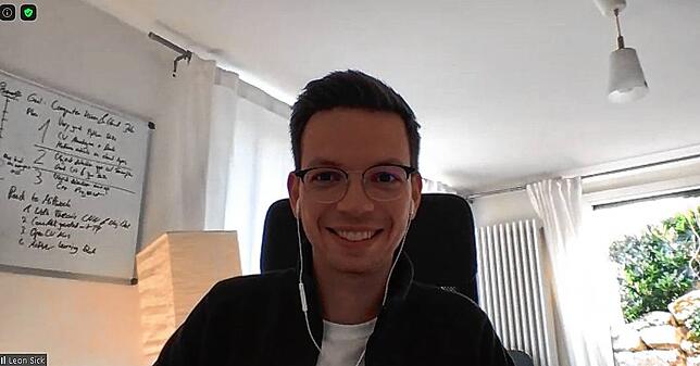 Leon Sick, HTWG-Student aus Konstanz, hat im Rahmen eines Uni-Projektes an der Entwicklung eines Chatbots für das Unternehmen Reiff ...
