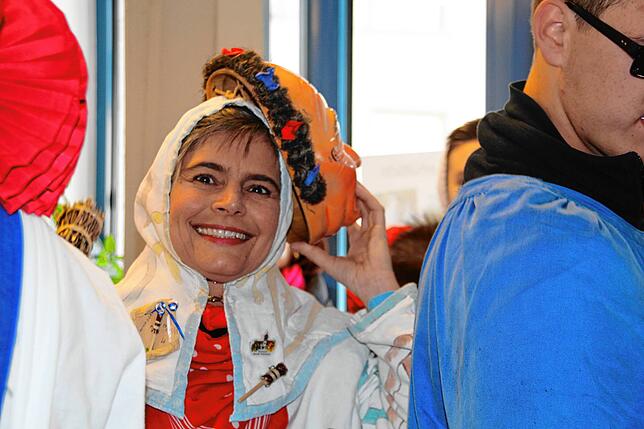 Da freut sich Frau Wuescht: An der Fasnet ist plötzlich vieles möglich. Unser Bild zeigt eine Szene aus Villingen im Jahr 2019.