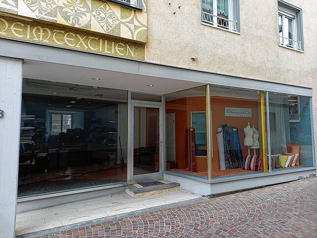 Das Textilgeschäft Ehrmann ist ausgezogen, der Laden in der Ulrichstraße steht leer.