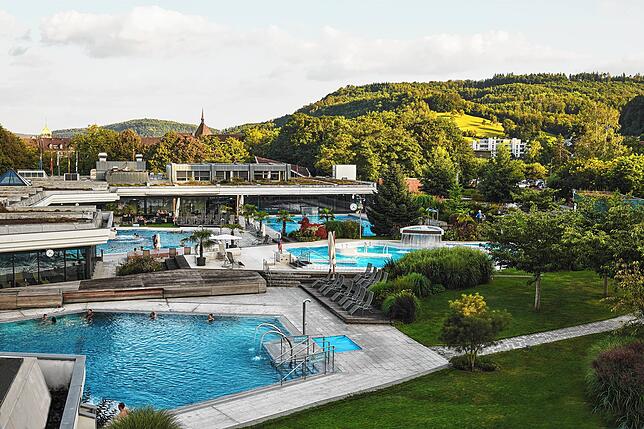 Auch in der Schweiz befindet sich die Therme in Bad Zurzach.