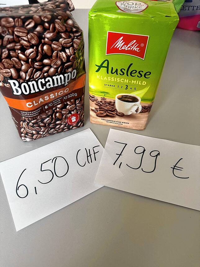 Bild 11: Überraschung beim Preisvergleich in Deutschland – Schweiz: Ein Produkt ist in der Schweiz viel günstiger!