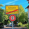 Die Grenze zwischen Konstanz und Kreuzlingen ist leicht zu passieren. Viele Konstanzer tun das auch.