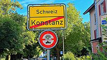 Die Grenze zwischen Konstanz und Kreuzlingen ist leicht zu passieren. Viele Konstanzer tun das auch.