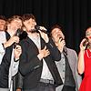 Die Hörbänd mit (von links) Ohlsen, Silas Bredemeier, Friedemann Petter, Josh Bredemeier und Lana Sophie Westendorf sorgte in der ...