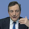 Mario Draghi auf seiner letzten Pressekonferenz als EZB-Präsident.