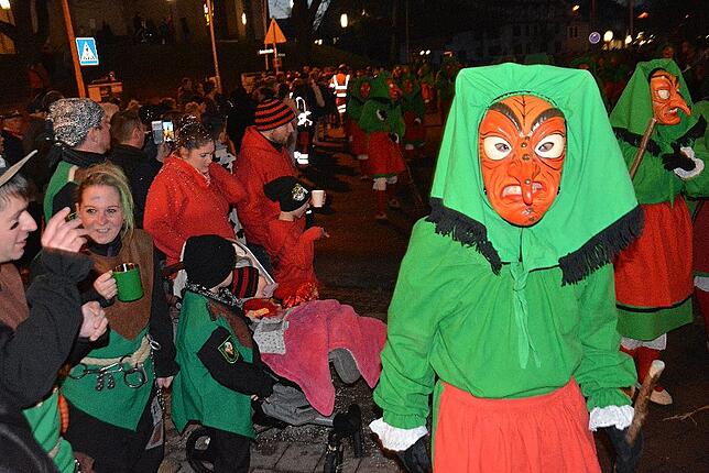 Bild 23: Narrentreffen der Urviecher-Zunft: Bilder vom Eröffnungsumzug (2)