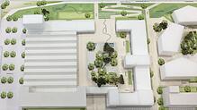 Bild : So soll das ehemalige Siemensareal in Konstanz aussehen: Viel Grün, ein Hochhaus und eine Kita