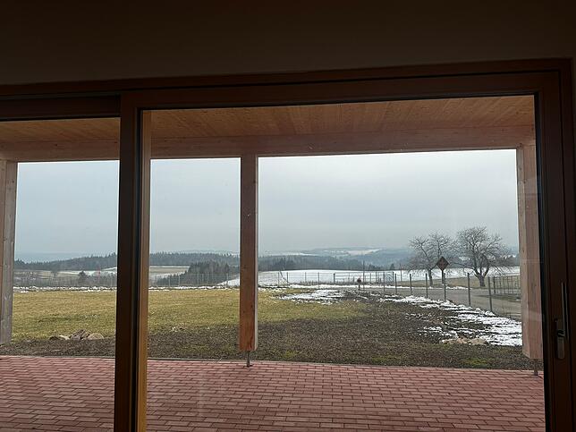 Natur pur: Bei schönem Wetter kann man sogar die Alpen sehen.