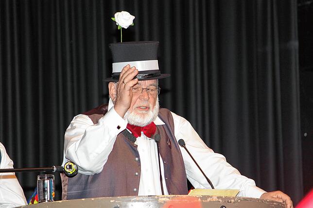 Manfred Weiss im Dreckkübel 2020.