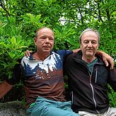 Vierzig Jahre sind seit der Besetzung des Feuerwehrgerätehauses in Radolfzell vergangen: Klaus Dürschlag (links) und Hubert Blum können ...