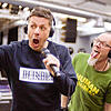 Mit Spaß bei der Sache: Michi Beck (von links), Thomas D und Smudo in einer von &bdquo;Wer 4 sind&ldquo;. Der Film kommt am 15. ...