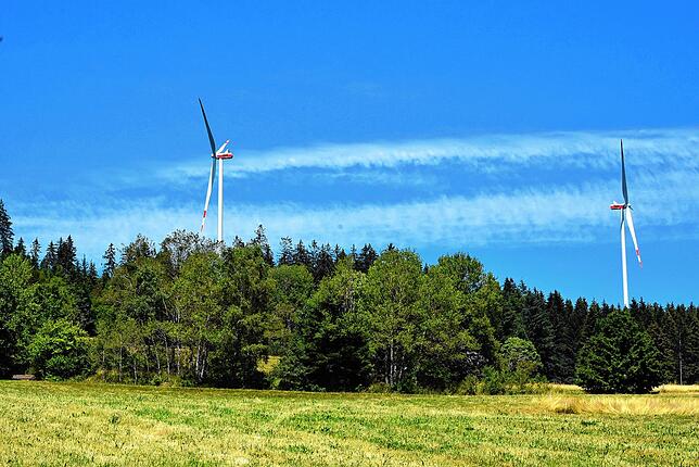 Nach zehnjähriger Planungsphase wurden Mitte 2023 zwei Windräder auf der Gemarkung Häusern aufgestellt, die demnächst ihren Betrieb ...