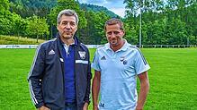 Gemeinsam stärker: Matthias Kaiser (links) vom FC Wehr und Sammy Lemke-Maier von der SpVgg Brennet-Öflingen wollen weiter ...