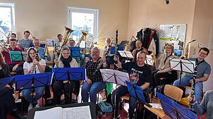 Beim Probe-Wochenende: Die Musiker aus Kommingen freuen sich auf das gemeinsame Konzert mit dem Musikverein Friedenweiler-Rudenberg. ...