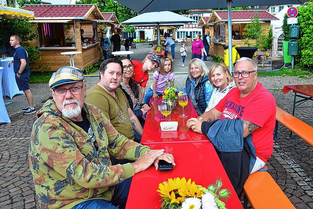 Extra aus Mochenwangen angereiste Festival-Besucher.