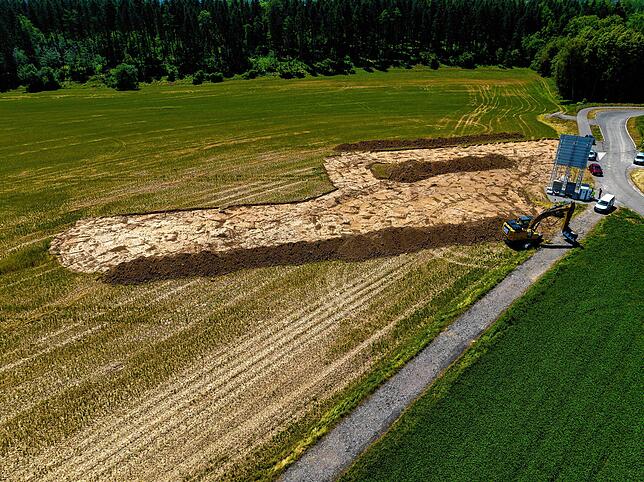 Bild 3: Drohnen-Video zeigt Gefängnis-Baustelle von oben
