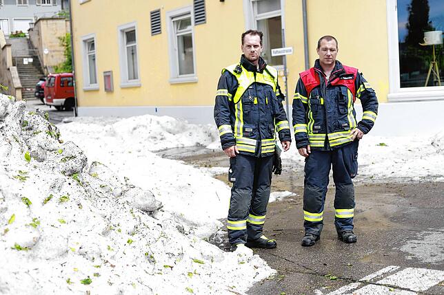 Bild 1: Extremer Hagel in Sipplingen und andere Wetterphänomene: Das waren die wichtigsten Themen der Woche