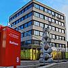 Die Stadtverwaltung eine Briefkastenfirma? Ganz so ist es nicht, die Verwaltung arbeitet im Provisorium in der Gewerbehallestraße ...