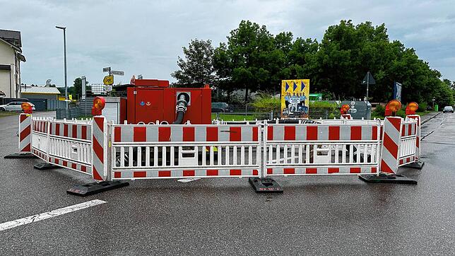 Eine Wasserpumpe der Stadt Waldshut-Tiengen an der Kreuzung zwischen Jahnweg und Aarauer Straße.