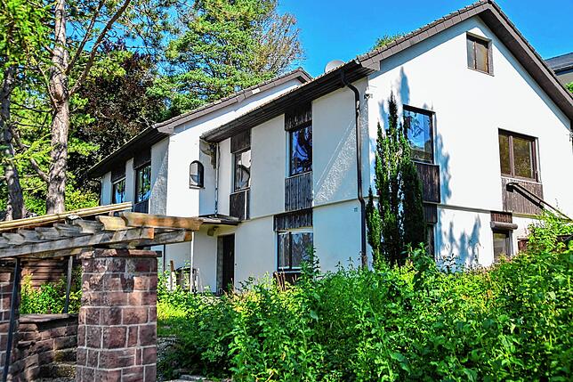 Das ehemalige Haus des Mannes in Unterkirnach, der im Januar damit drohte, es in die Luft zu sprengen. Erst nach zwölf Stunden gab der ...
