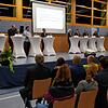Volle Bühne bei der zweiten Kandidatenvorstellung der Gemeinde in der Tengener Randenhalle (von links): Sven Müller, Heiko Strauß, ...
