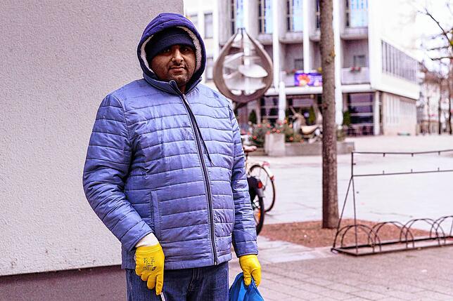 Muhammad Atif lebt in Friedrichshafen und möchte, dass es alle hier schön haben.