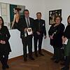 Freuen sich auf einen fünften Grand Salon (von links): Kuratorin Elena Romanzin, Bürgermeister Alexander Guhl, Organisator Frank von ...