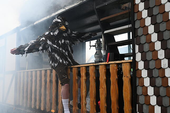 Bild 26: Die schönsten Bilder vom Fasnachtsumzug in Schwerzen: So feiern die Narren trotz Nieselregen