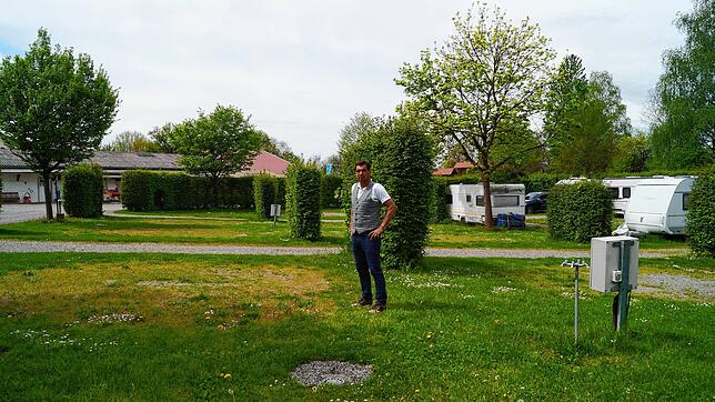 Campinghofbetreiber Ludger Gern hofft, dass er bald wieder Gäste auf seinem Vier-Sterne-Platz begrüßen kann.