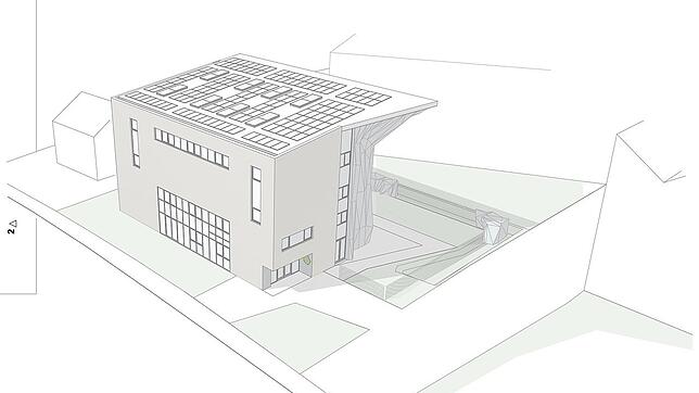 So soll die Überlinger Kletterhalle einmal aussehen.