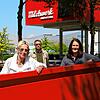 Hoffen auf einen abwechslungsreichen Heimat-Talk im kleinen Saal des Milchwerks (von links): Roswitha Guhl-Paulus, Georg Becker und ...