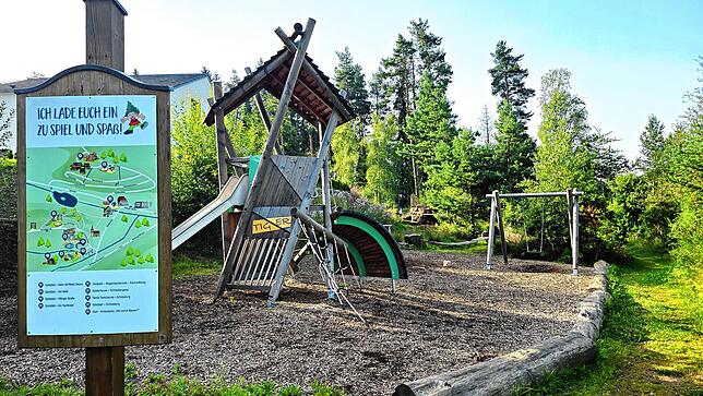 Am Sommerberg in Unterkirnach lädt ein weiterer Spielplatz zum Aufenthalt ein.
