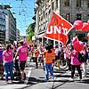 Möglich ist es, aber selten: Der sogenannte Frauenstreik in Basel im Juni 2023 für mehr Gleichstellung. Aufgerufen hatten unter anderem ...
