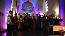 Das sind die Akteure aus Rastatt beim Mysterienspiel im Jahr 2024. Auch in diesem Jahr sind sie in der Gemeinde Hohenstoffeln-Hilzingen ...