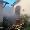 Am vergangenen Samstag brannte es im Kellergeschoss eines Hauses in Bad Säckingen. Bild: Feuerwehr Bad Säckingen