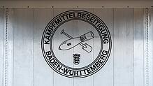 Das Logo der Kampfmittelbeseitigung Baden-Württemberg (KMBD). Am Schluchsee wurden zwei Granaten gesprengt.