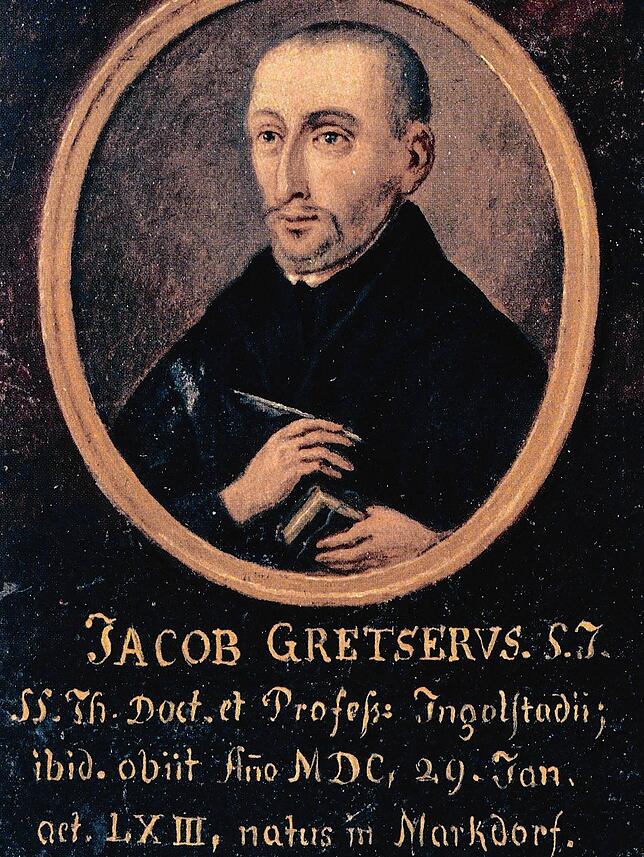 Der in Markdorf geborene Theologe Jakob Gretser, posthumes Gemälde.